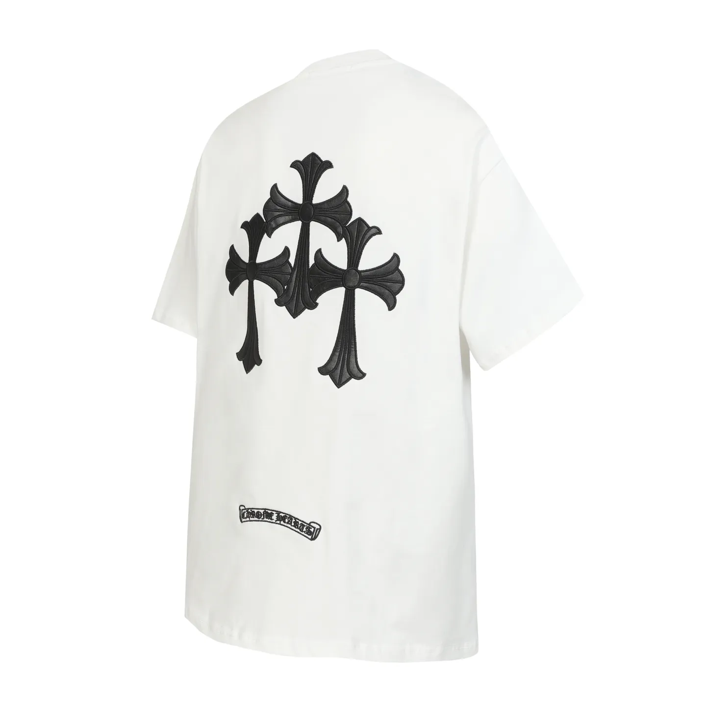 P170 Model 2210 280g heavy double yarn -Chrome Hearts/Chrome Heart Cross✝️Skin embroidered short-sleeved T-shirt -High weight, high density and high quality. The wool is soft, delicate and skin-friendly. It feels soft and silky. It has excellent warmth and skin-friendly properties. -Customized weaving and dyeing, no color difference. No matter the fabric or workmanship details, it beats the ordinary version on the market. -Colour: black white -Size: S M L XL